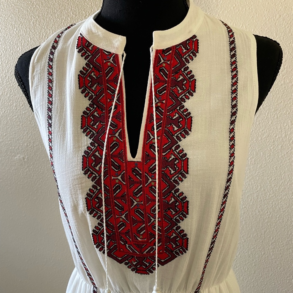 Madewell Boho Embroidered Dress